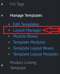 Layout Manager